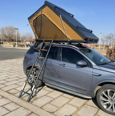 Customizable 4-Season Waterproof Canvas Car Top Tent Aluminum Alloy