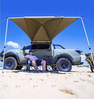Easy Setup Aluminum Rod Rooftop Car Tent Awning Quick Automatic Opening