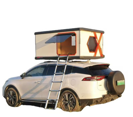 Aluminum 4x4 Hard Shell Rooftop Tent Three Bedrooms with Solar Roof
