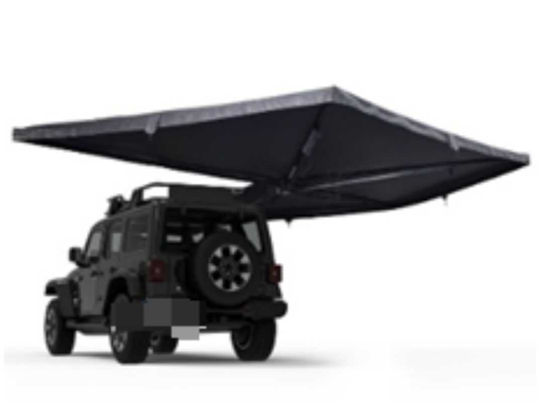 Diagonal Bracing Type 270 Degree Car Awning with Pullout Sun Shade Canopy