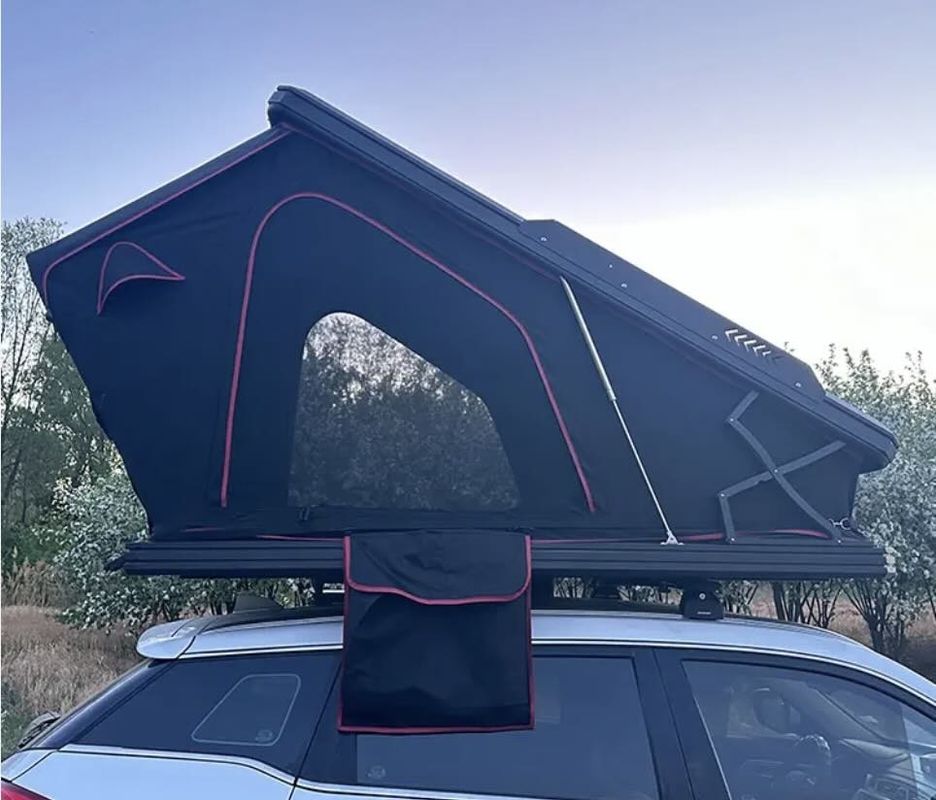 Custom Outdoor All season Camp Rooftop Tent With Led Light And Mesh Bag
